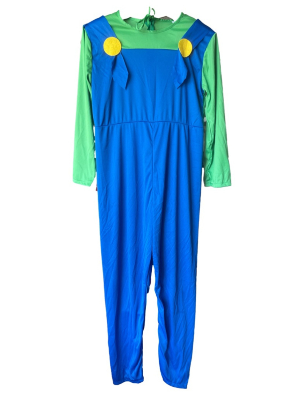 Super Mario Luigi Costume Cosplay Adult Small